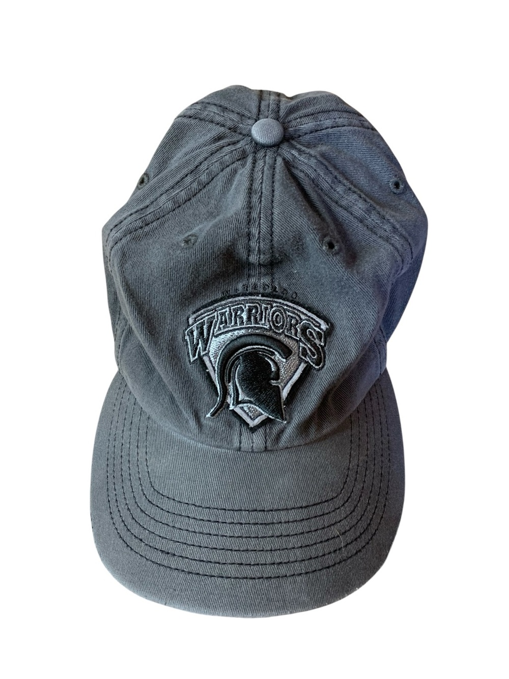 47 Brand University of Waterloo Warriors Dad Hat Cap Charcoal Grey